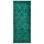 Overdyed Hand-Knotted Wool Modern-Contemporary Green Runner 2' 5" x 6' 1"