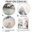 «Grey Tranquil Chinese Landscape Serenity I», art mural traditionnel orange-403443847-403443901-403443903
