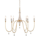 Clay 6 - Light Candle Style Classic / Traditional Chandelier
