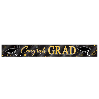 Bannière «Metallic Congrats Grad»