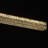 Height 138inch Stunning Crystal - embedded Rectangular Hanging Light