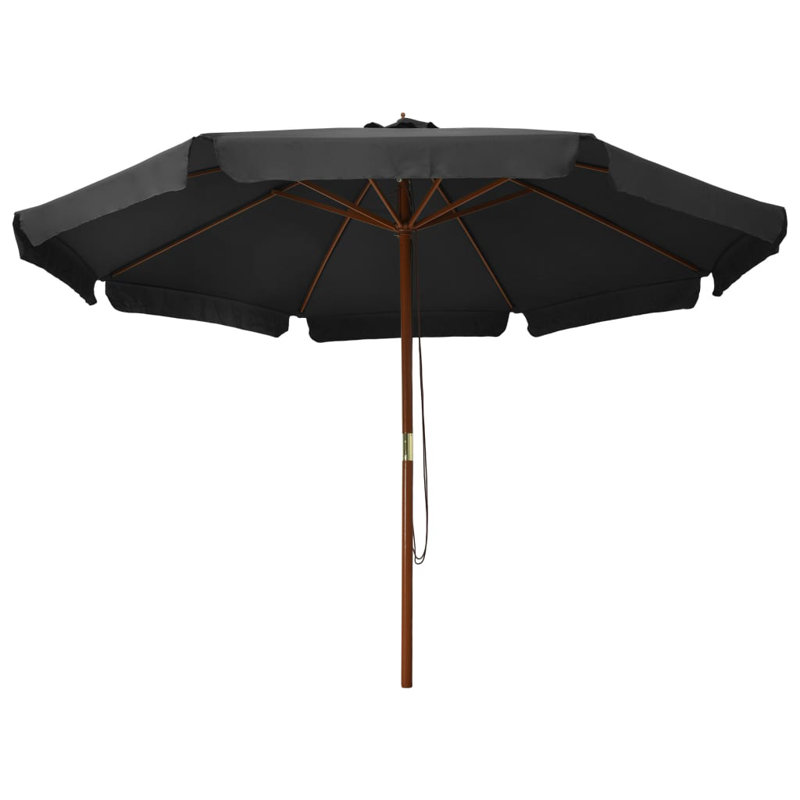 Parasol de plage Beffrey, Gris foncé
