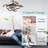 42" Modern Retractable Ceiling Fan With Dimmable LED Light, DIY Shape 6 Speeds Chandelier Ceiling Fan With Remote Control For Bedroom-1778669550
