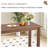 36" Height Solid Wood Dining Table