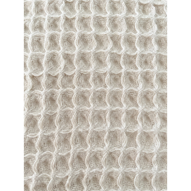 Waffle Hand Towel Set, Beige