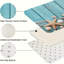 Ensemble de 2 tapis de cuisine Teal Coastal Starfish