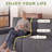 Modern Loveseat Sofa For Living Room, 87-Inch Corduroy Sofa, Spring Cushions, Solid Wood Frame, Easy Assembly For Small Spaces - Gray-598095328