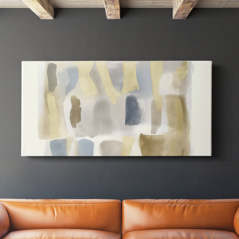 Toile tendue abstraite Seris 6 # Lxxxix-Gallery, H 16 po x l 32 po
