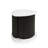 Arsento End Table With Fluted Pedestal Storage Base
