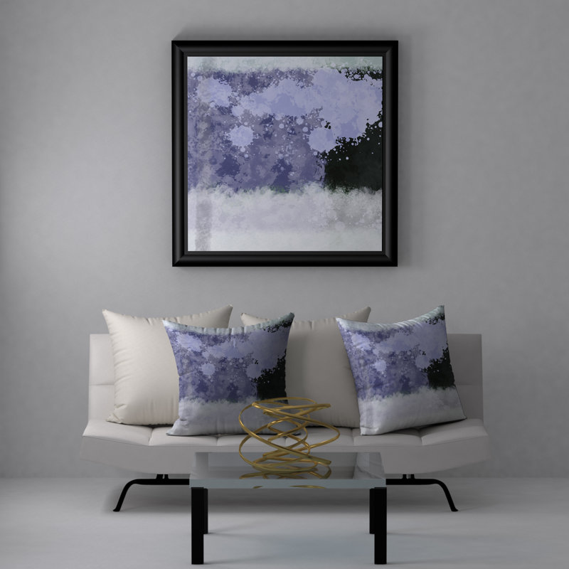 Housse de coussin décorative carrée à lumière brève et insert, 24" X 24"