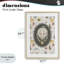 Reproduction sous verre encadrée de Sunn déposi Balloon over Florals, conception par Ink Drop Loft-130835359-130835362