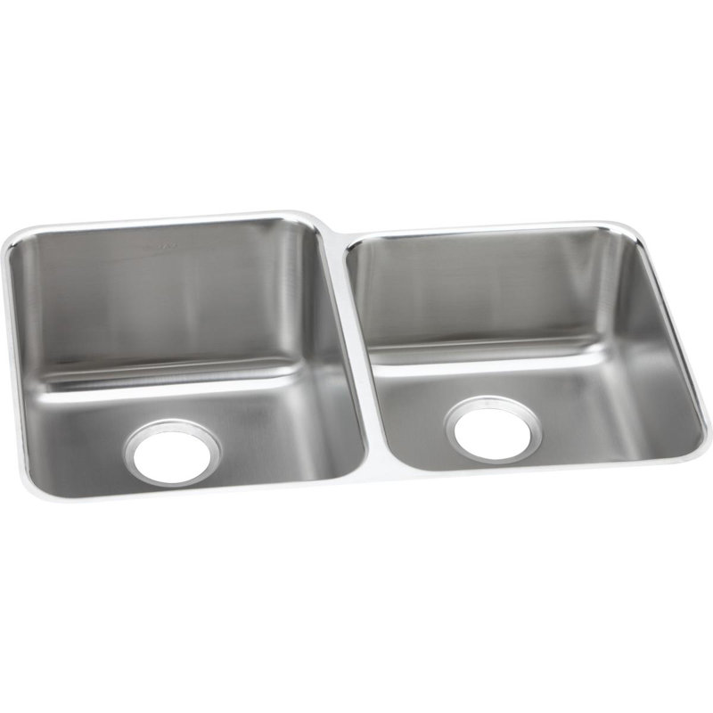 Évier de cuisine à double cuve encastrable l 31 po x l 21 po Lustertone