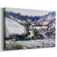 «Snow Effect at Falaise», 1886, toile tendue avec châssis-863773127