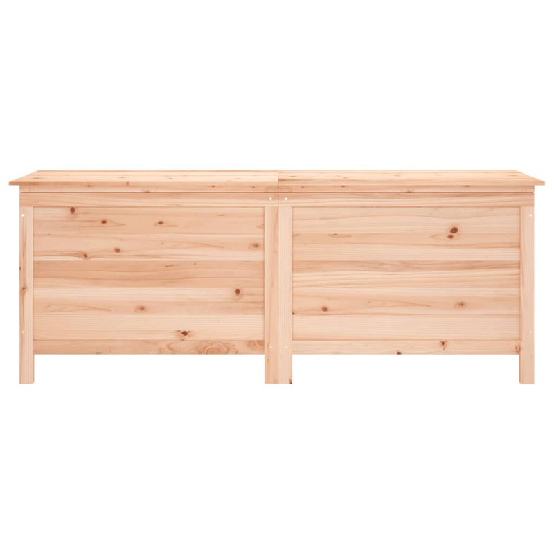 Ebern Designs Malynda 150cm W Fir Solid Wood Deck Box, Brown