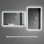 Miroir de salle de bain lumineux Nathen-1808712440