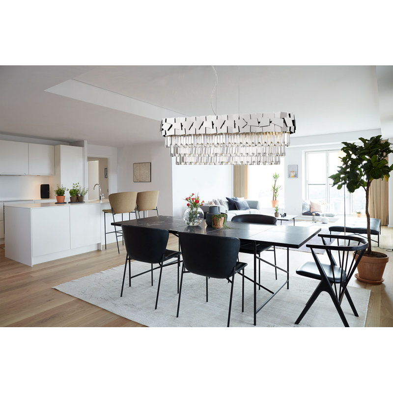 Anayiah 9 - Light Crystal Chandelier, Chrome