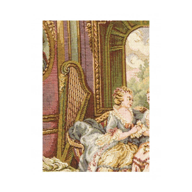 Genre Tapestry Landscape Romantic Vintage 1' X 1'3''