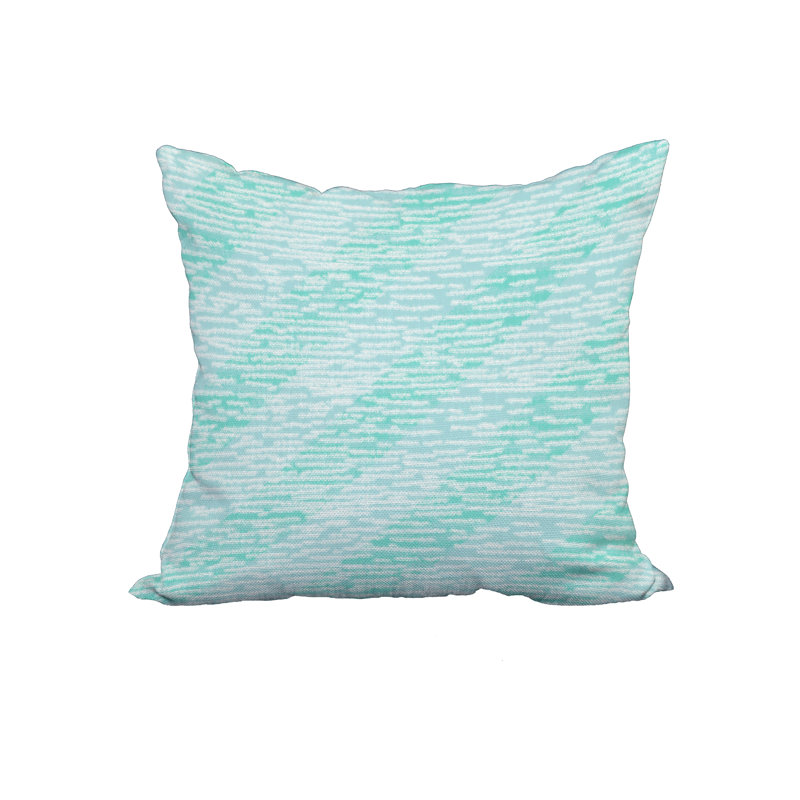 Housse de coussin carré en coton et insert, 20 po x 20 po, Bleu sarcelle
