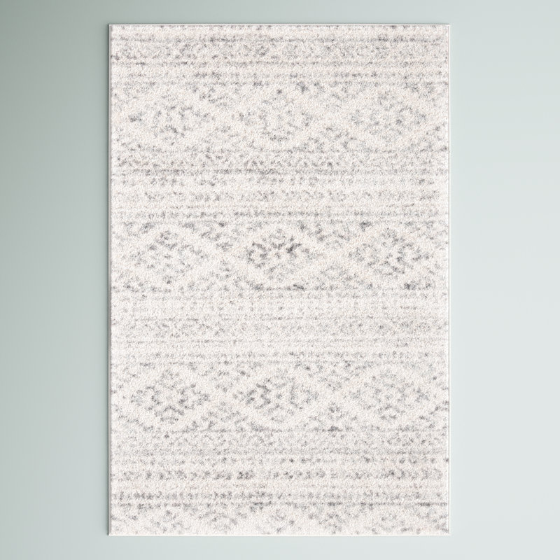 Rainey Geometric Area Rug, Rectangle 61 x 91 cm