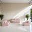 Canapé-lit modulaire 4 pièces pour salon-87314159
