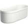 AXOR Suite Tubs Round with Pop-Up Drain, 74 1/8"