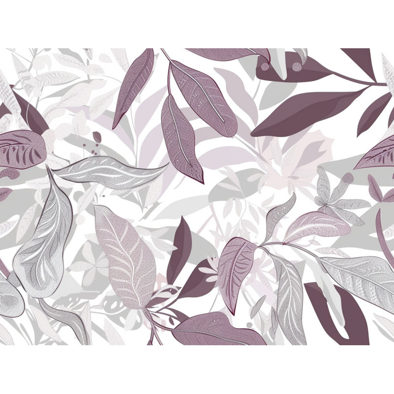 Leaf Design Bedding Cool Pattern Comforter Neutral, Twin Comforter