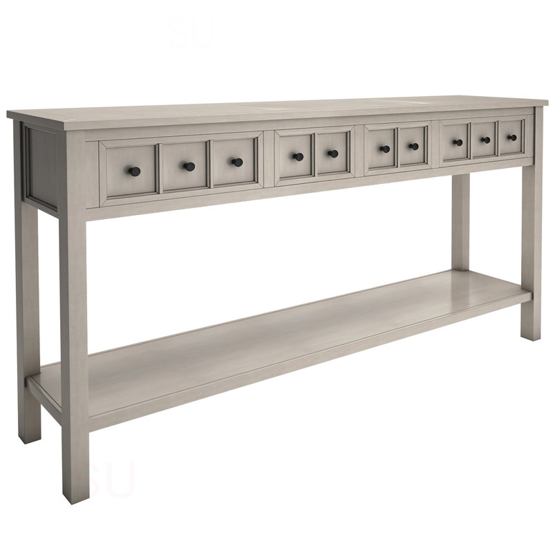 Console Rustic, Gris délavé