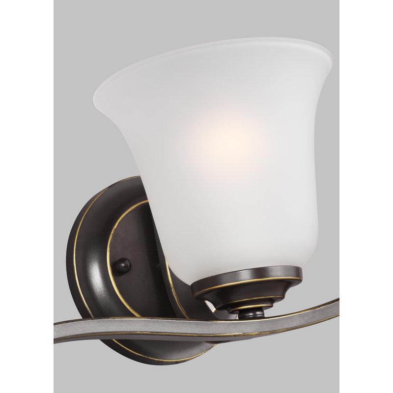 Emmons Three Light Wall / Bath from Generation Lighting , Brushed Nickel, No