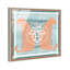 Casablanca to Paris Peach Print Glam Jungle by Oliver Gal, Black Frame, 12 x 12-970720807-970720859