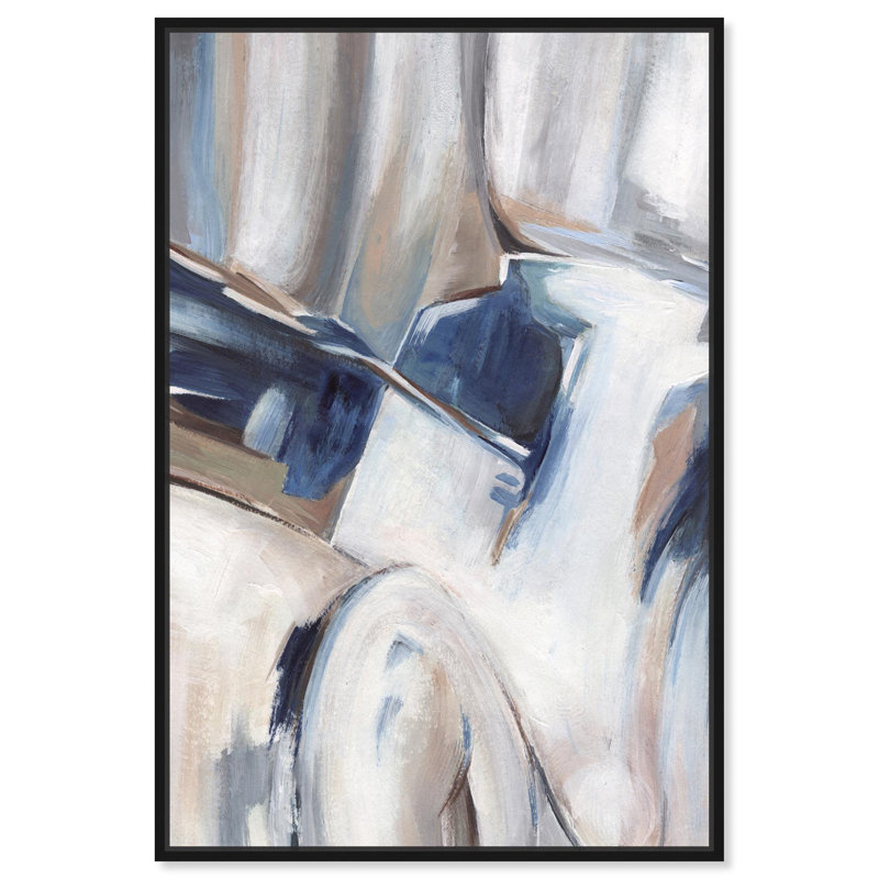 Impression sur toile "Deep Influence" par Art Remedy, H 16 po x l 11 po, Cadre noir