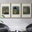 Mountain House I - Ensemble de 3 reproductions sur toile-97708499-97708504