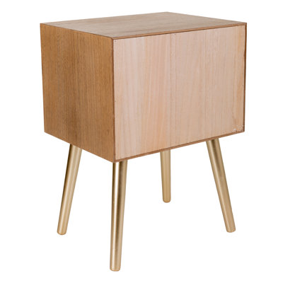Bosserman 44.5 cm W Bedside Table