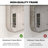 Vista 48 in. W x 36 in. H Rectangular Framed Wall Bathroom Vanity Mirror in Brushed Nickel-2089628594-2089628587