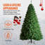 Arbre de Noël artificiel 7,5 pi avec 550 DEL blanches et 1346 pointes