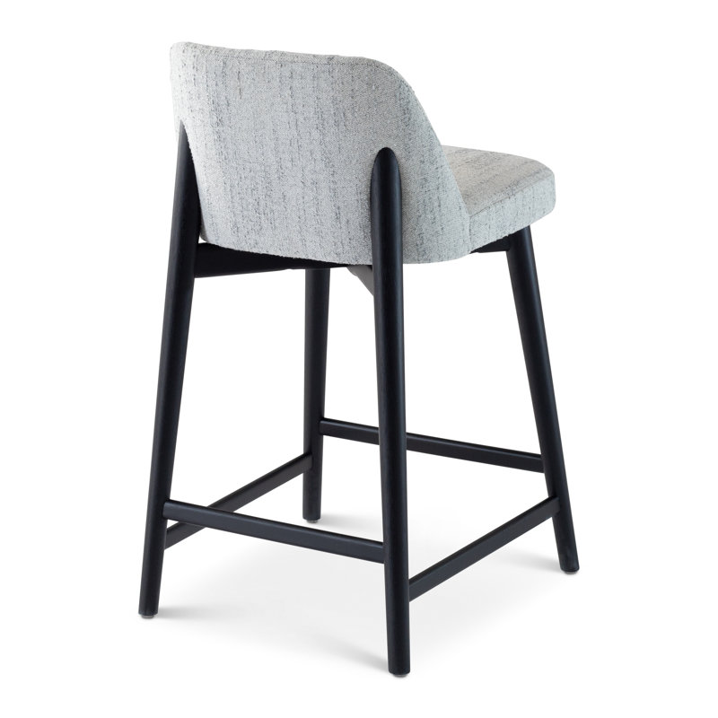 Tonia Bar/Counter Stool - Texan Burnish Guardian Seat - Domasco Frame, Ebano, Grey Mix, Counter Stool (25.5" Seat Height)