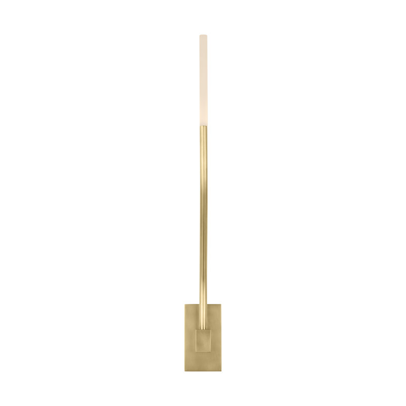 Lajos 1 - Light LED Armed Sconce, Hand-Rubbed Antique Brass