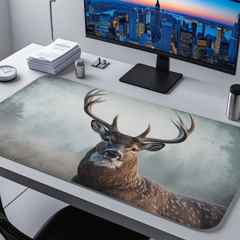 Polyester Desk Pad, 31.5x15.5