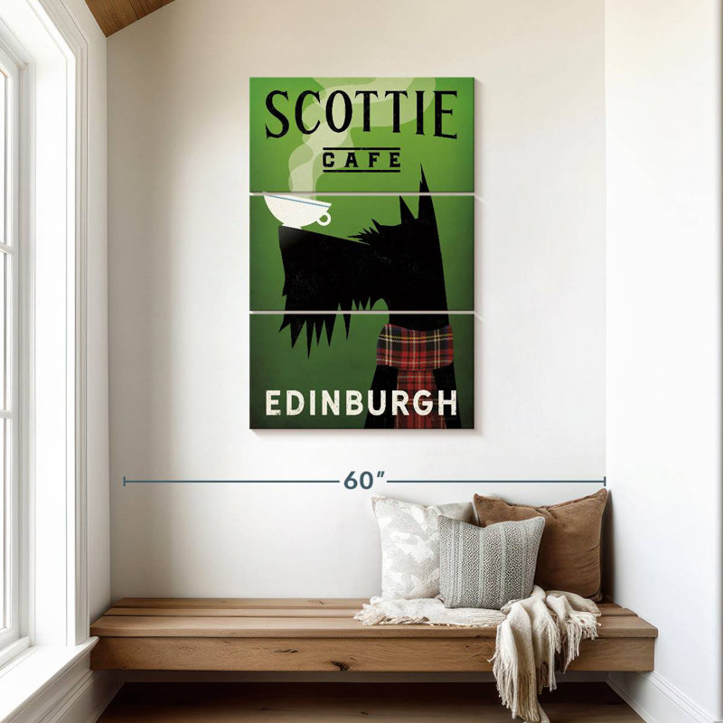 Scottie Cafe, 45" H x 28" W