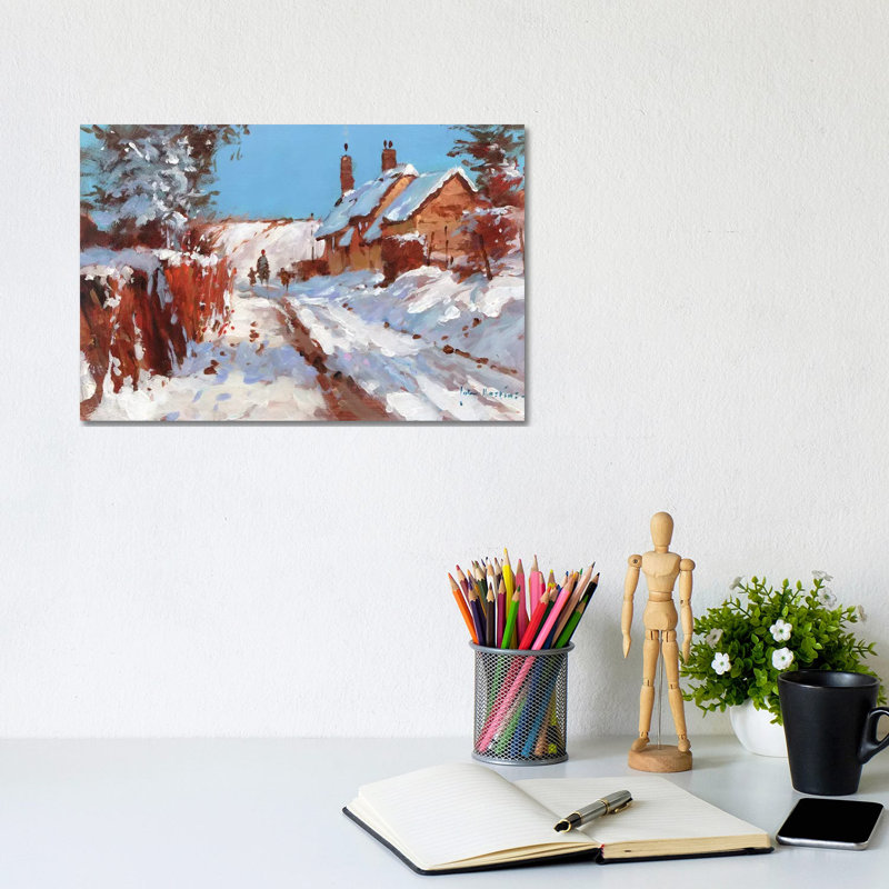 First Fall by John Haskins - Wrapped Canvas Rectangle Painting, 20.32cm H x 30.48cm W x 1.905cm D