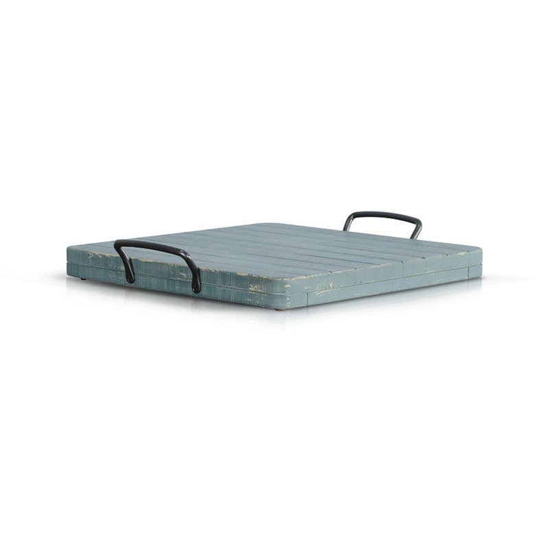 Plateau en bois massif Chans, Vert
