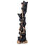 Statue d'ours noir debout