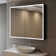 Flora Rectangular Black Aluminum Frame Wall Mount or Recessed Medicine Cabinet with Mirror and Dimmable Lights,3 Color Temperatures,Anti-Fog,Sliding Adjustable Glass Shelves
