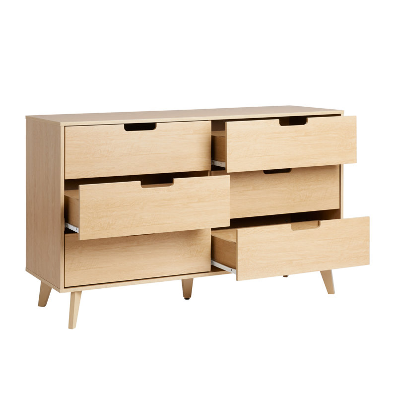 Lilette 52'' W 6 - Drawer Dresser, Riviera