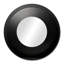Shama en vinyle noir et or Shama - miroir décoratif de disques vinyles, miroir mural rond moderne, impression d'art en métal-538276924