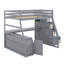 Lit mezzanine double avec 7 tiroirs et bureau-895503636