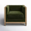 Fauteuil en velours l 34 po Celsa-1000426855
