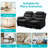 71" Manual Recliner Loveseat with Storage & Cup Holders-498816290