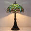 Lampe de table en verre coloré Tiffany