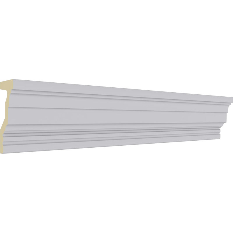 Primed Architectural Urethane Crown Moulding 7-ft 10-1/2-in