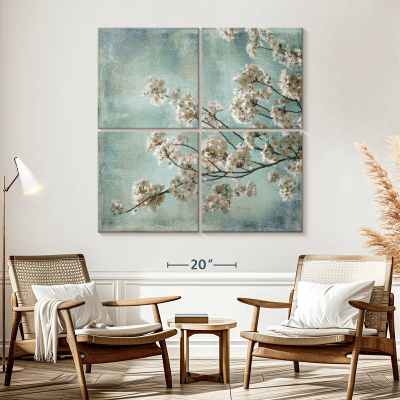 Harnek Aqua Blossoms I